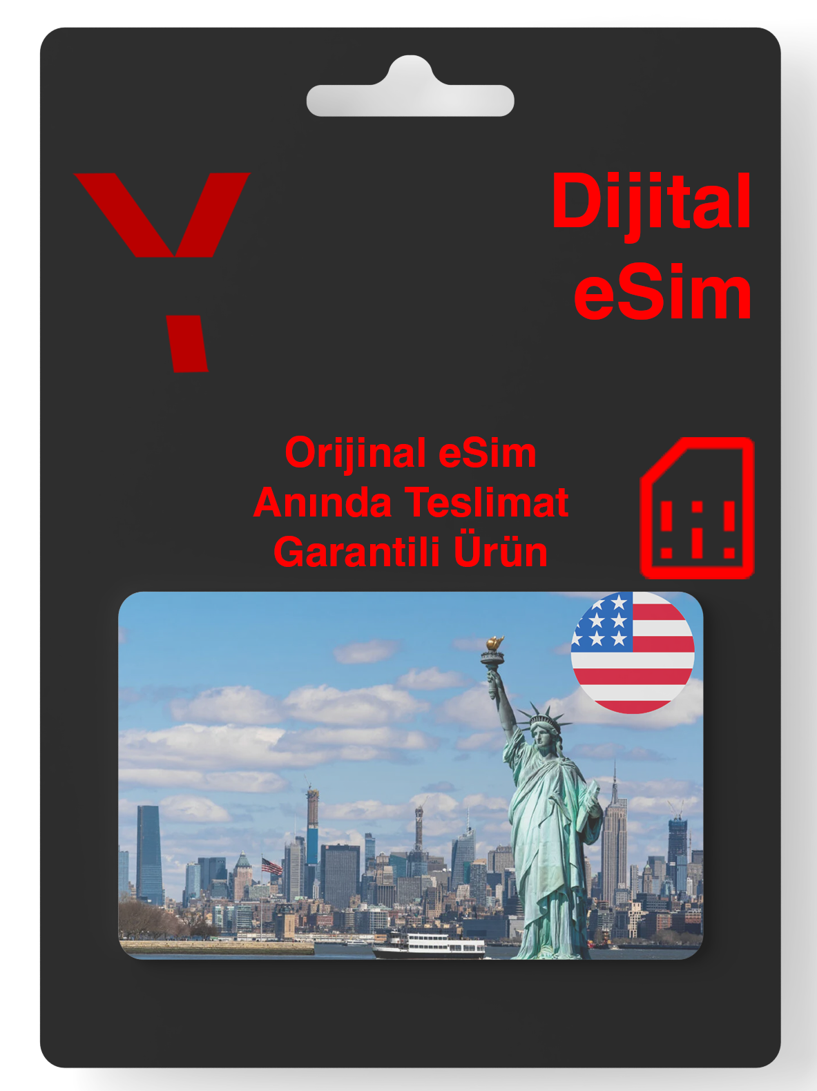 ABD Dijital eSIM - 30 Gün