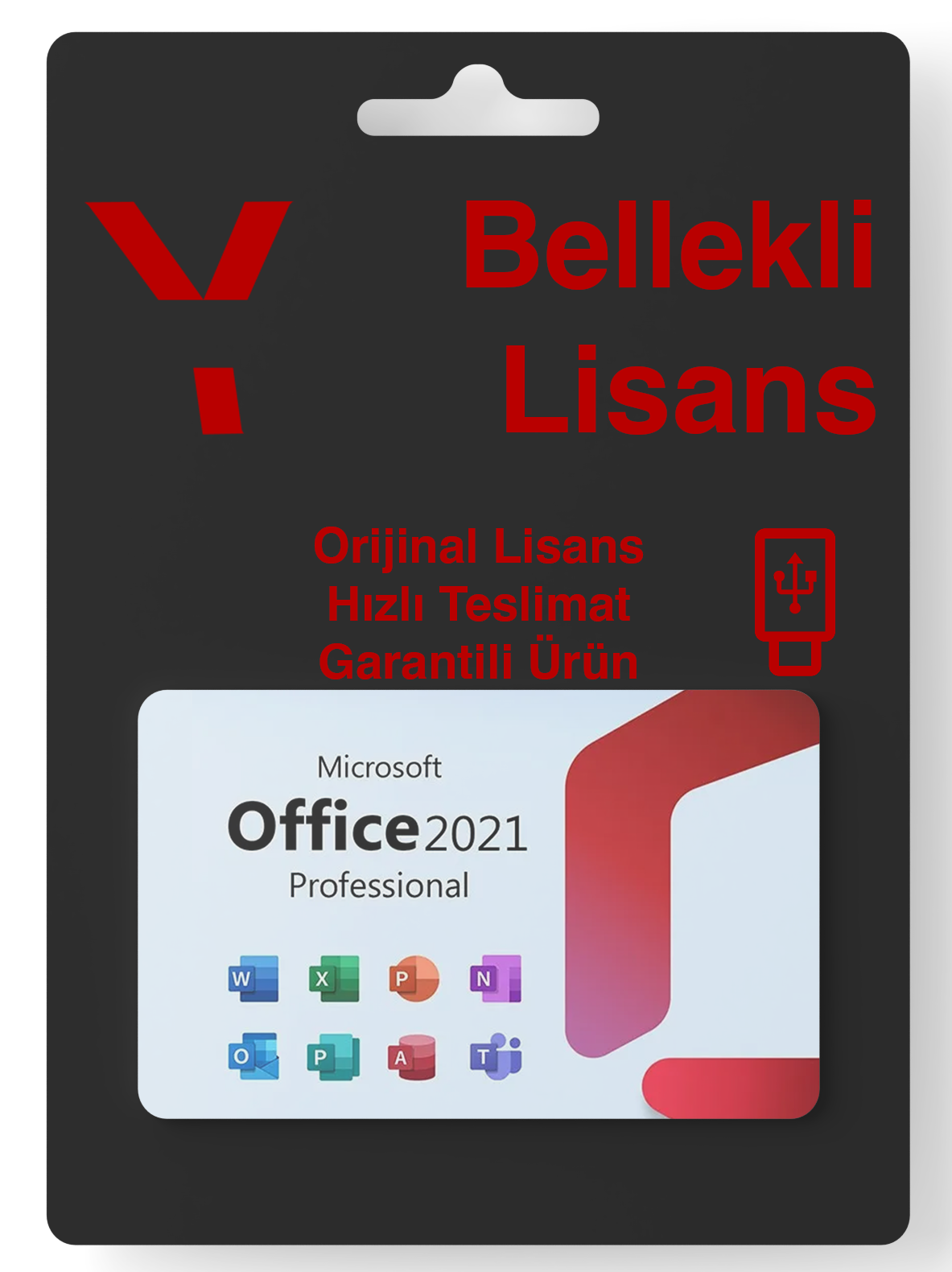 Microsoft Office 2021 Professional - USB Bellek